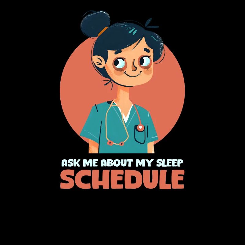 Maman infirmière me pose des questions sur mon horaire de sommeil