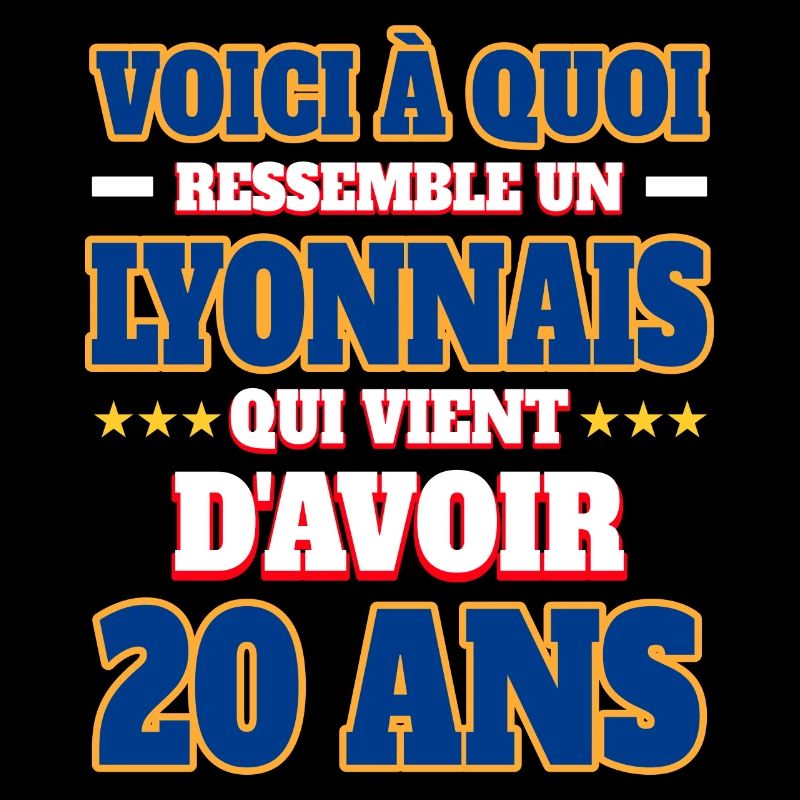 Supporter De Lyon Anniversaire 20 Ans