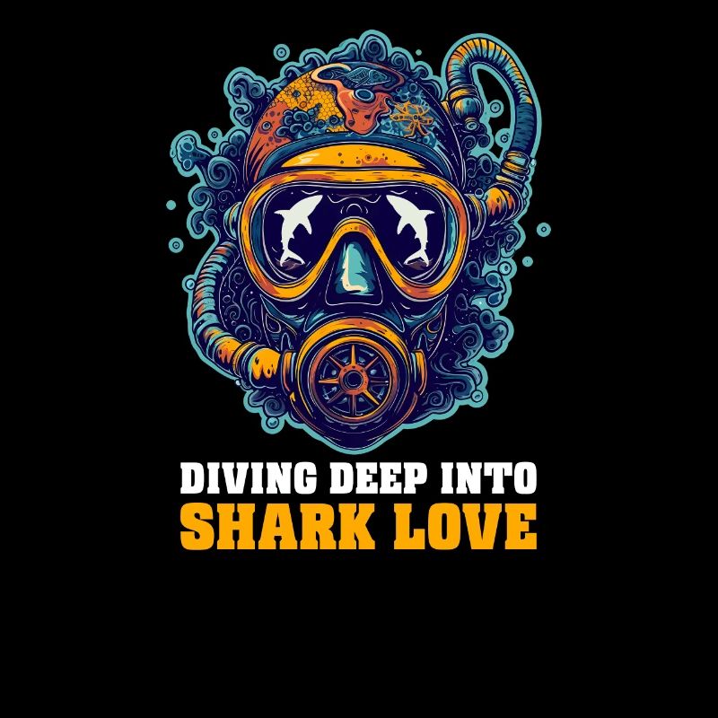 Biologiste amoureux des requins plongeant dans l’amour des requins