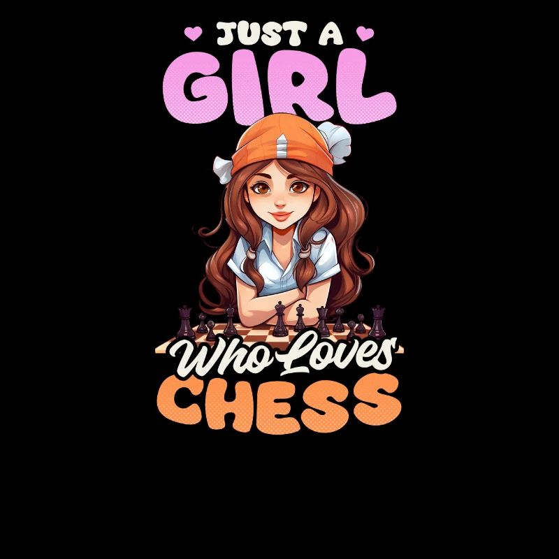 Chess Girl aime les échecs
