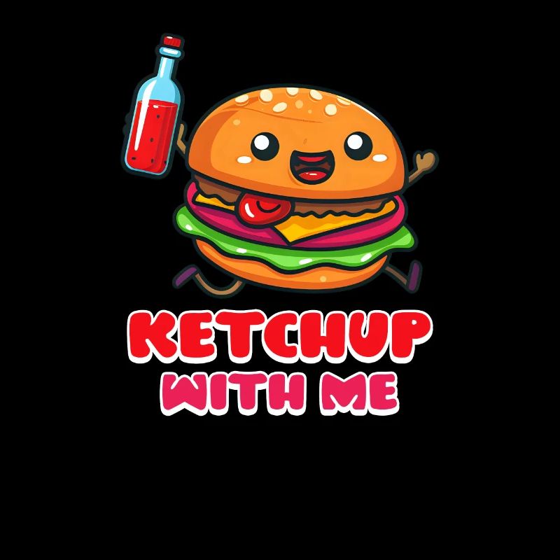 Hamburger Ketchup Avec Moi
