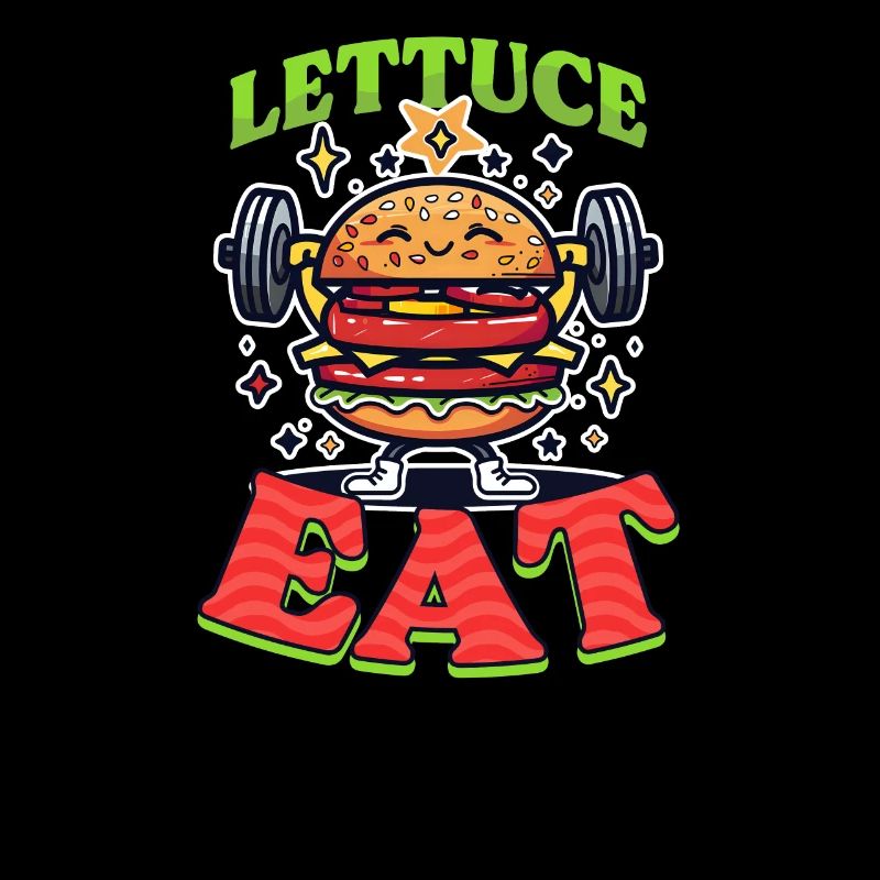 Hamburger, Laitue, Manger