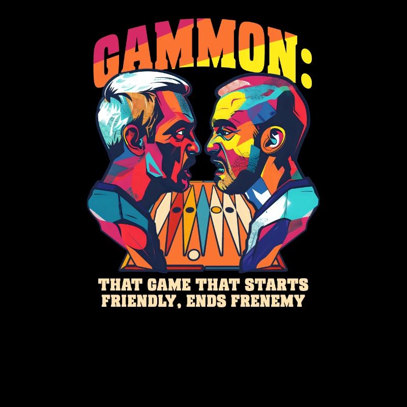 Funny Backgammon Game Starts Friendly, Ends Frenem