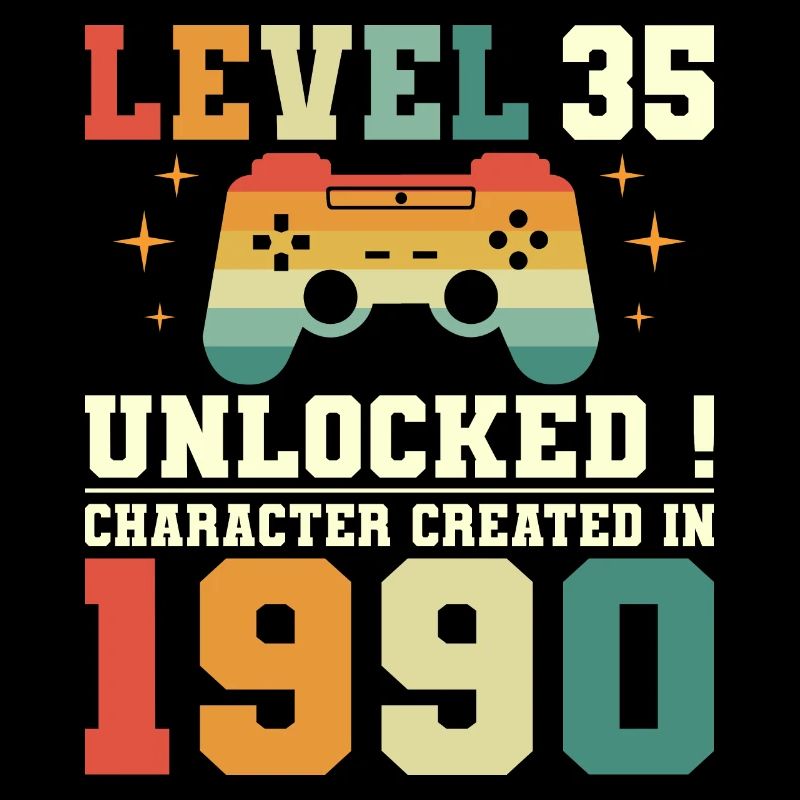 Level 35 Anniversary Gamer 35 Years