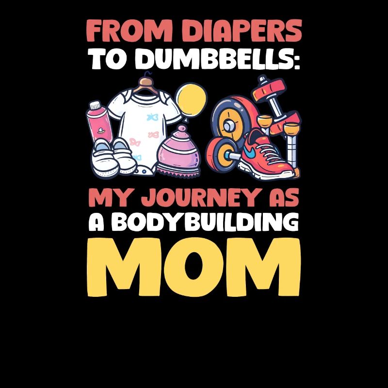 Bodybuilding-Mutter Von Windeln bis Hanteln