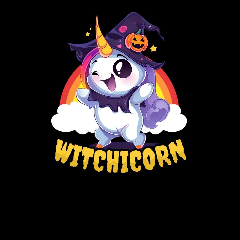 Halloween Einhorn Hexenbock