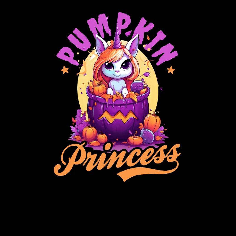 Halloween Licorne Citrouille Princesse