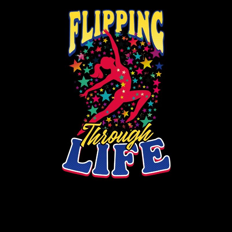 Gymnastics Flipping Through Life