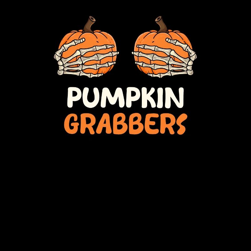 Halloween Boob Pumpkin Grabbers