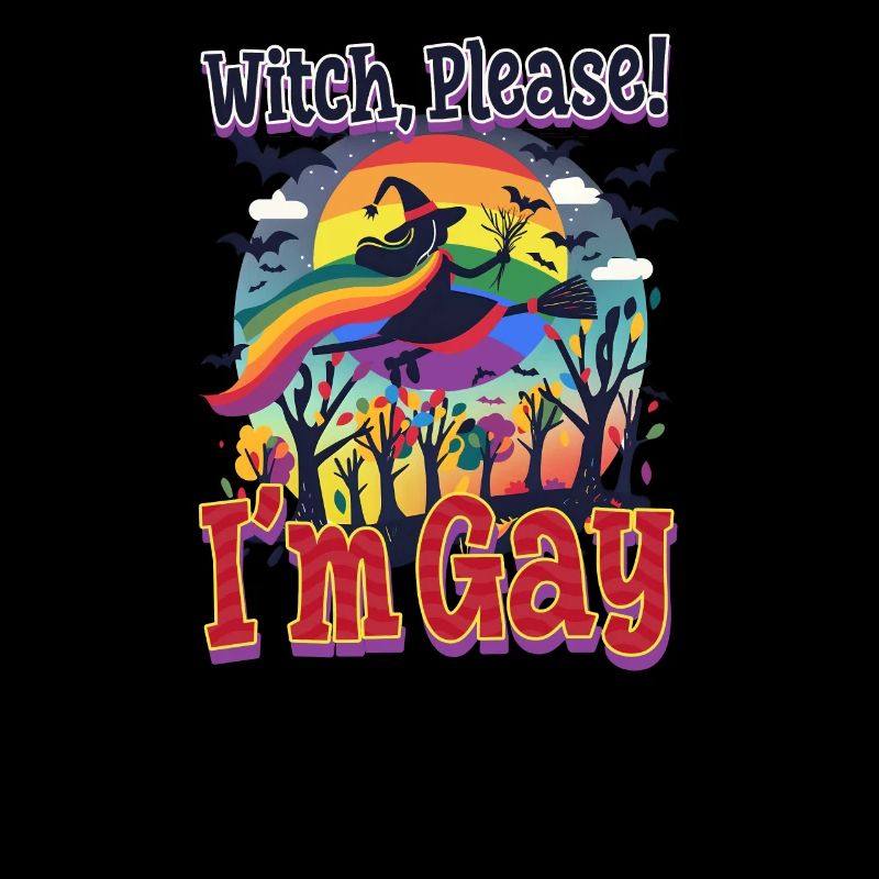 Schwule Halloween-Hexe, bitte! Ich bin schwul!