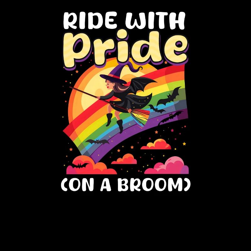 Gay Halloween Ride With Pride (On A Broom)