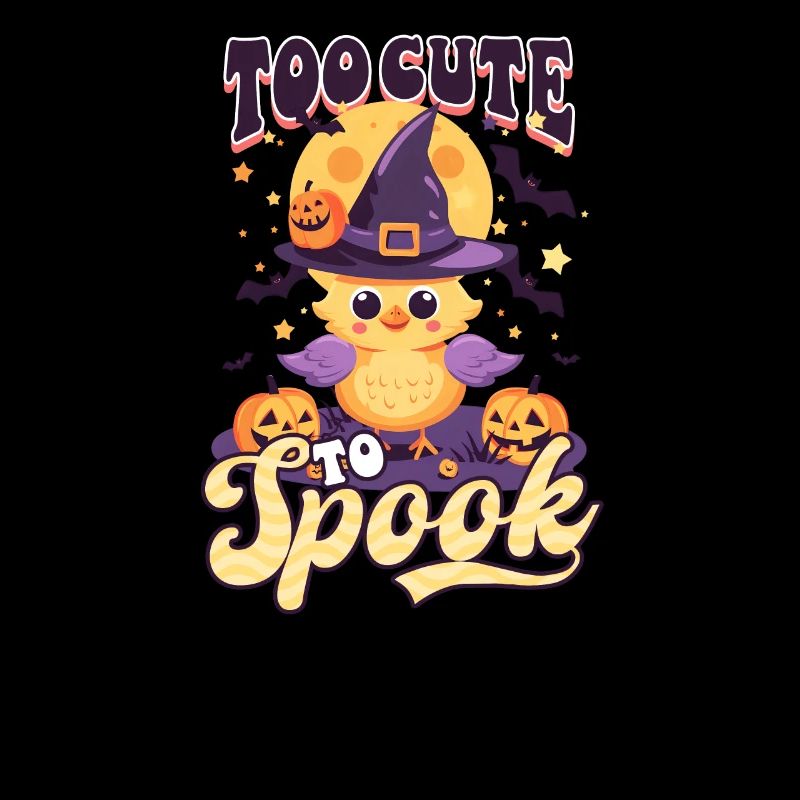 Poulet d’Halloween Trop Mignon Pour Effrayer