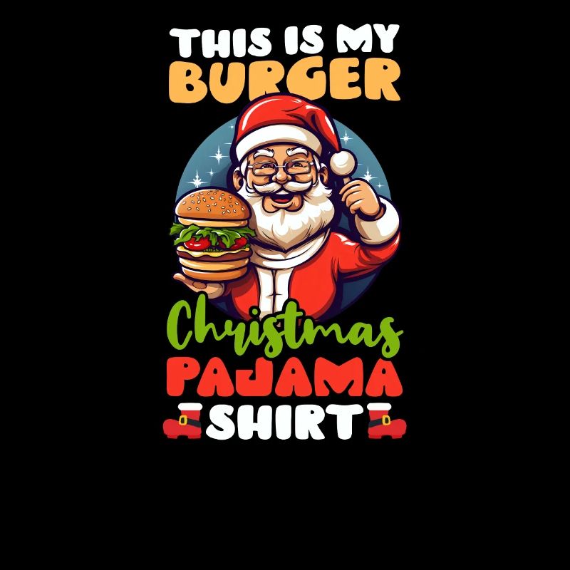 Burger Weihnachten Burger Pyjama Outfit