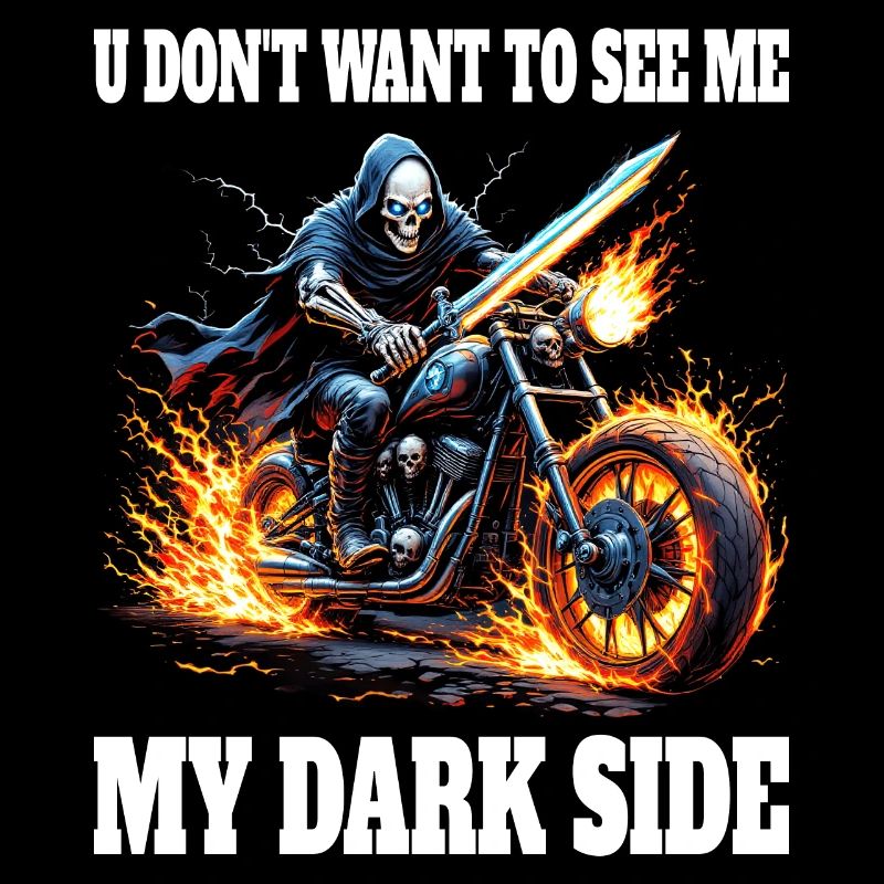 My Dark Side Skeleton Meme