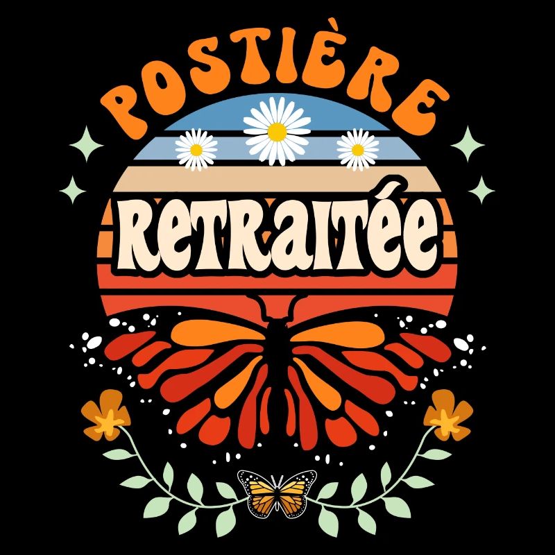Retro Cadeau Retraite Postière