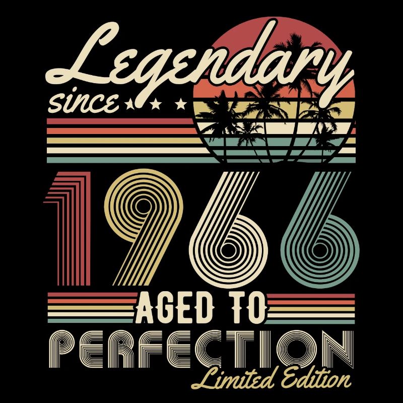 Legendary Since 1966 Vintage Birthday Gift