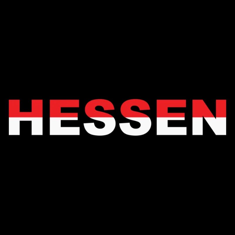 Drapeau hessois mot HE