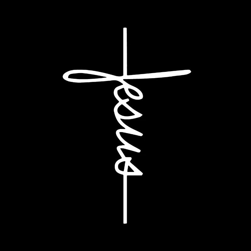 Lettrage de la croix de Jésus - Croix de Jésus-Christ