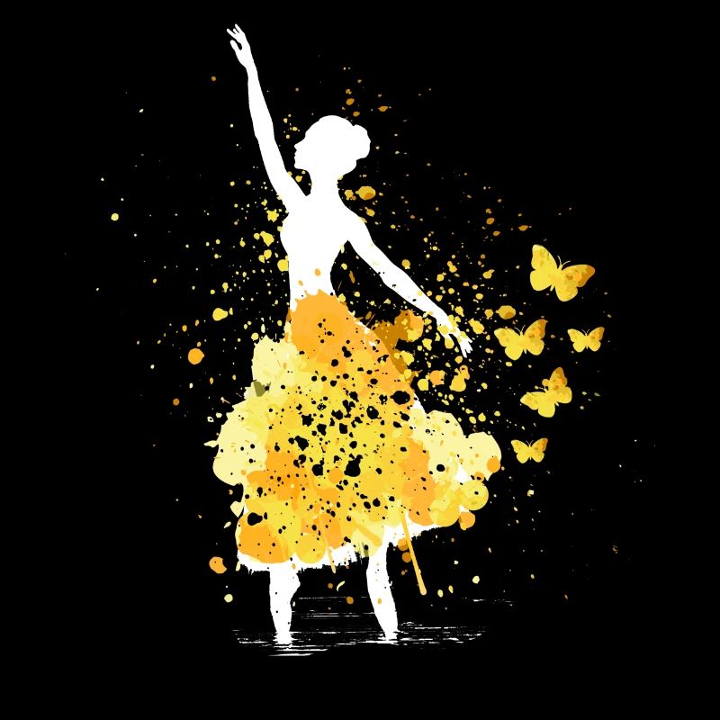 Ballerine avec papillons