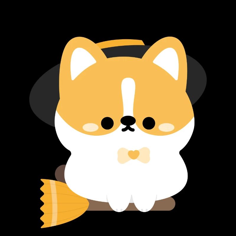 Corgi Witch