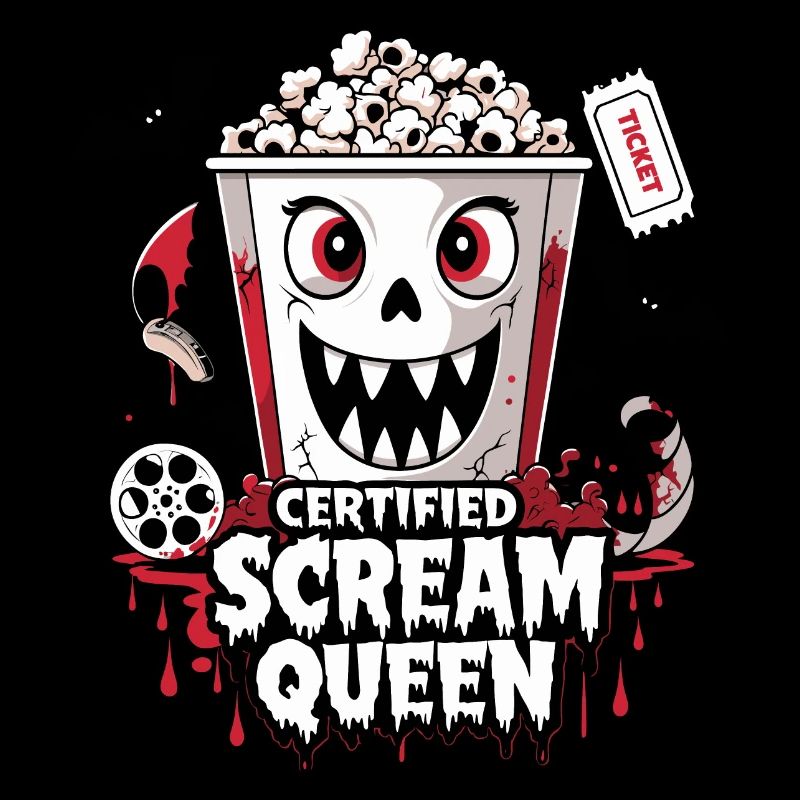 Certifié Scream Queen - Conception de pop-corn d’horreur