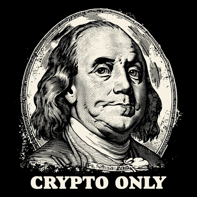 Crypto Only Benjamin Franklin US USA