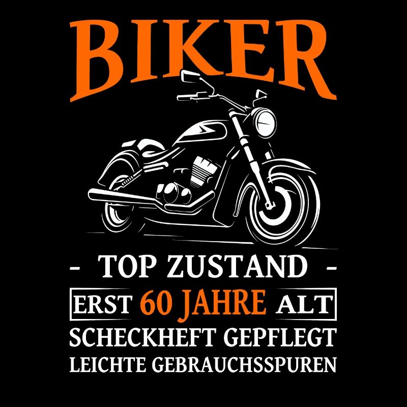 Motorradfahrer & Biker 60. Geburtstag