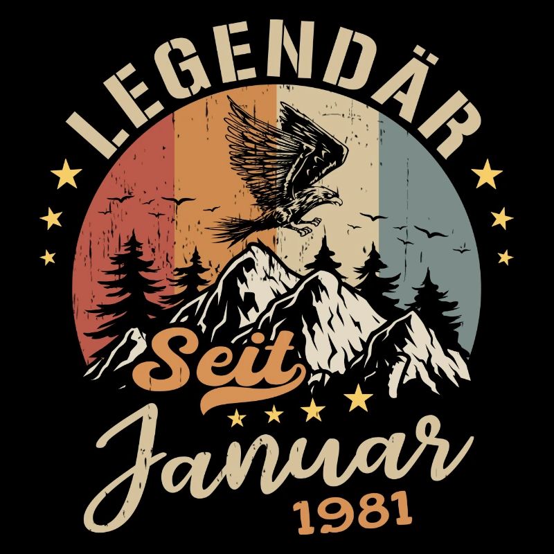 Legendär seit Januar 1981 Geburtstag