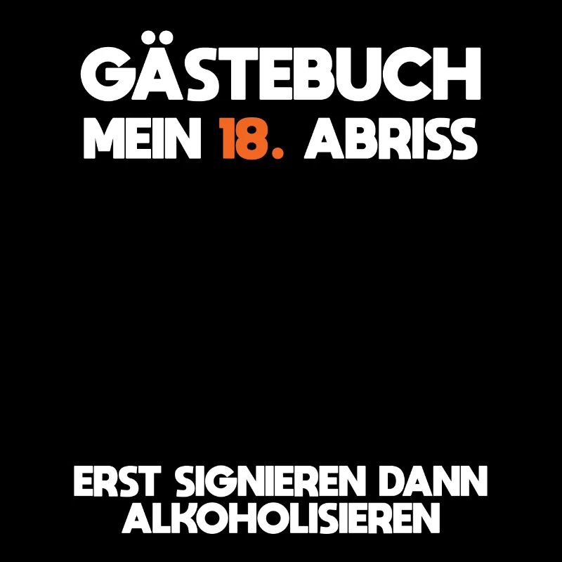 Gästebuch 18 Geburtstag Abriss
