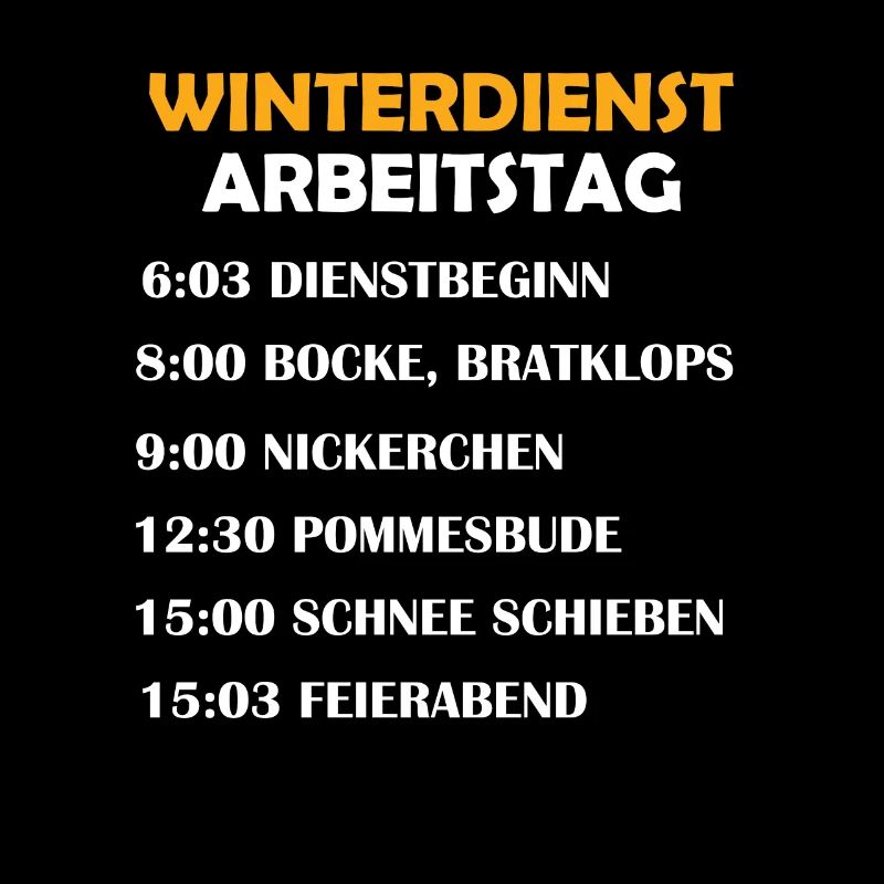 Winter service working day