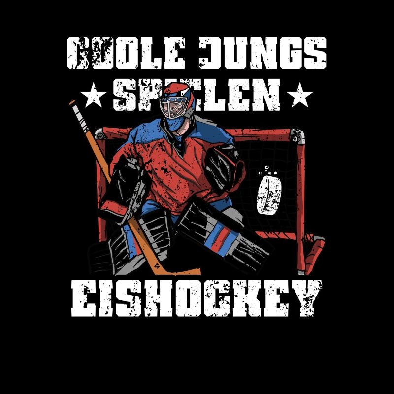 Cool Boys Playing Hockey