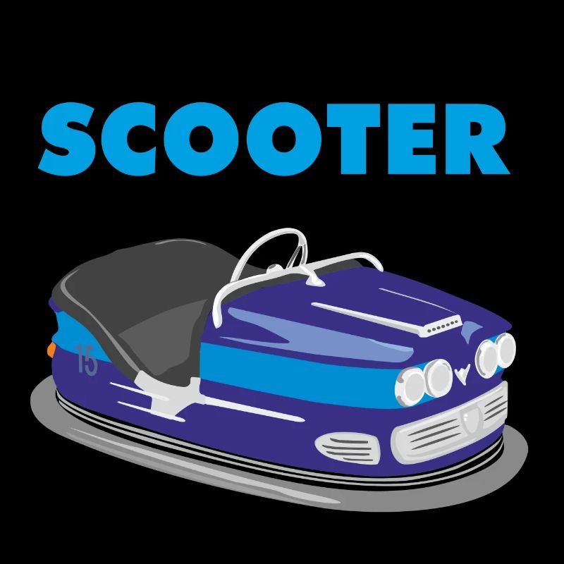 Scooter auto Bleu