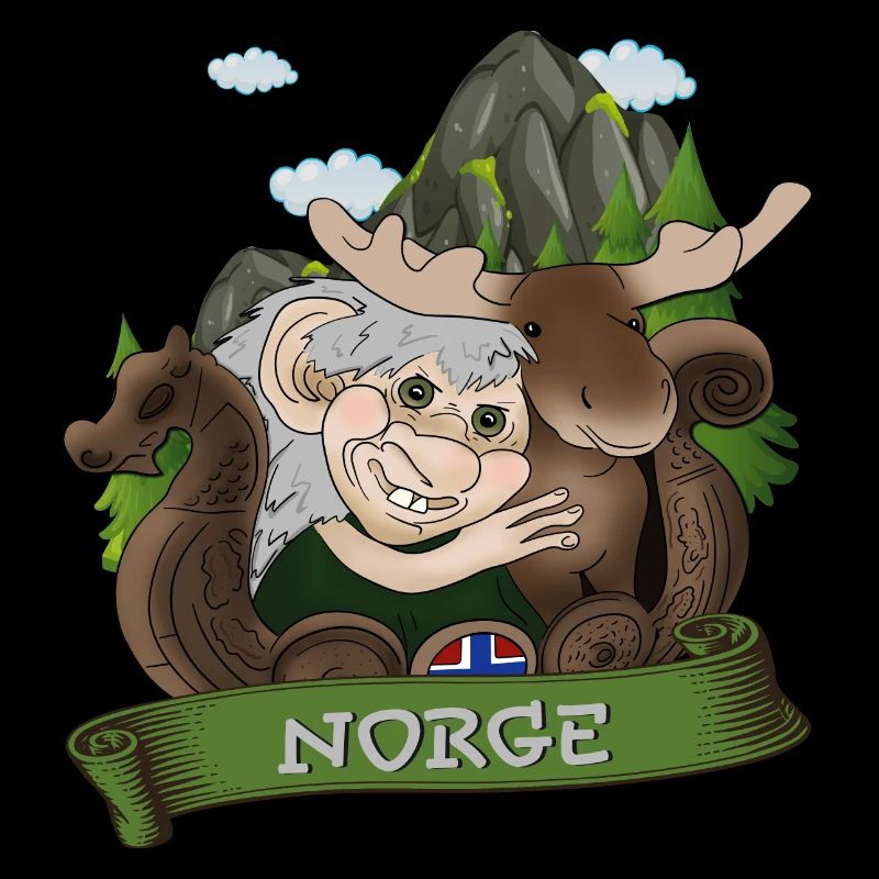 Norway Troll and Moose