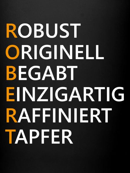 Robert Name Geschenk