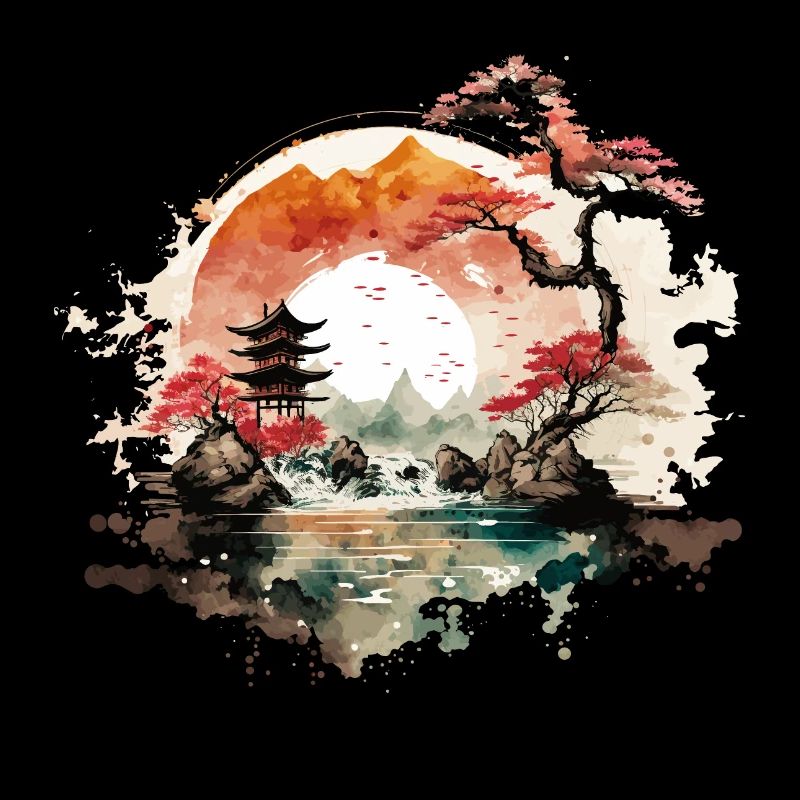 Paysage japonais