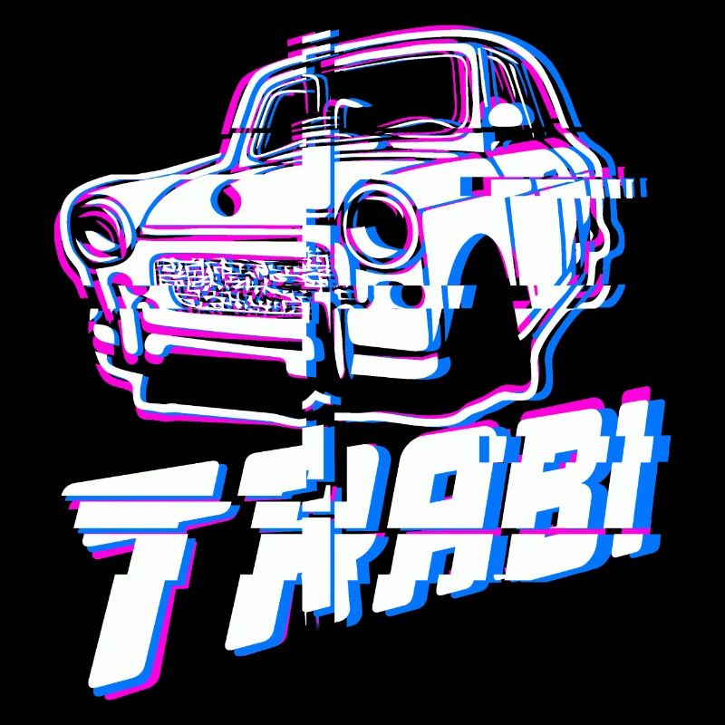 Trabi P601 Retro Nostalgia Glitch