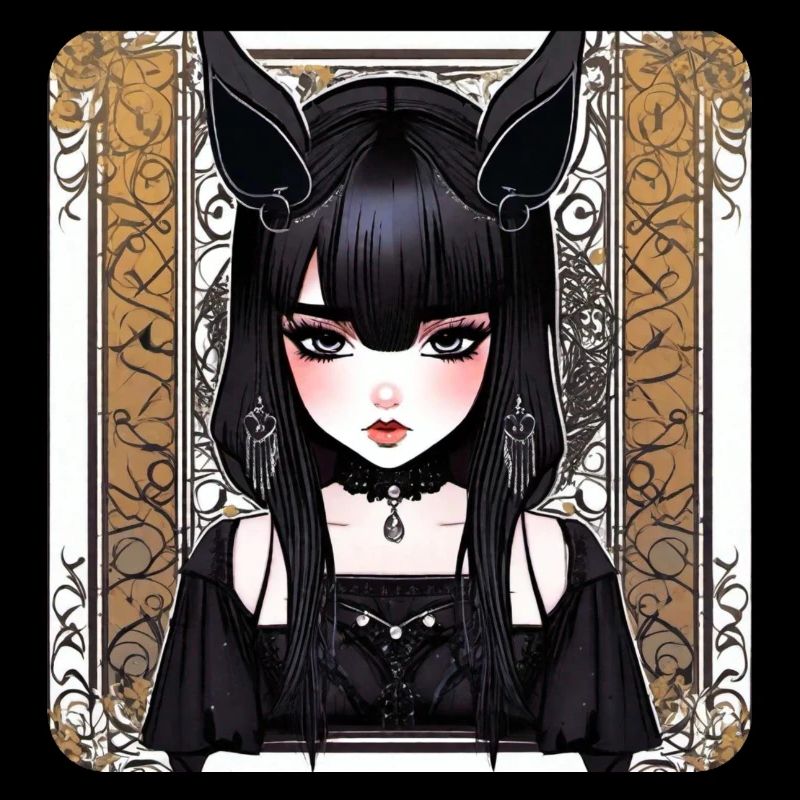 Mysterious Cool Gothic Girl