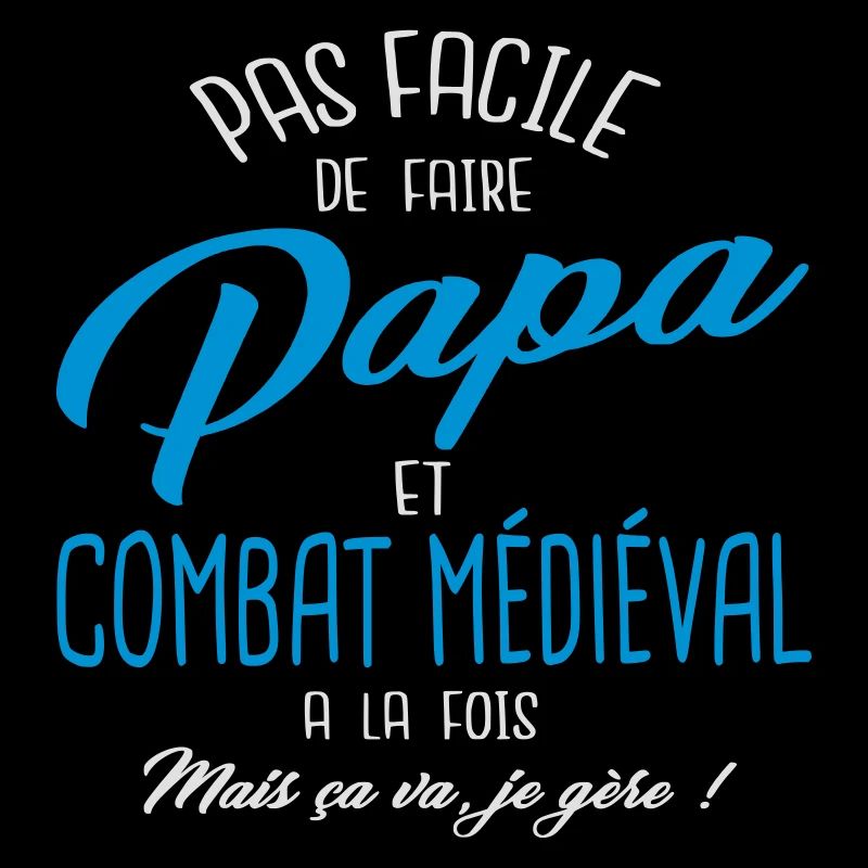 Papa et combat médiéval