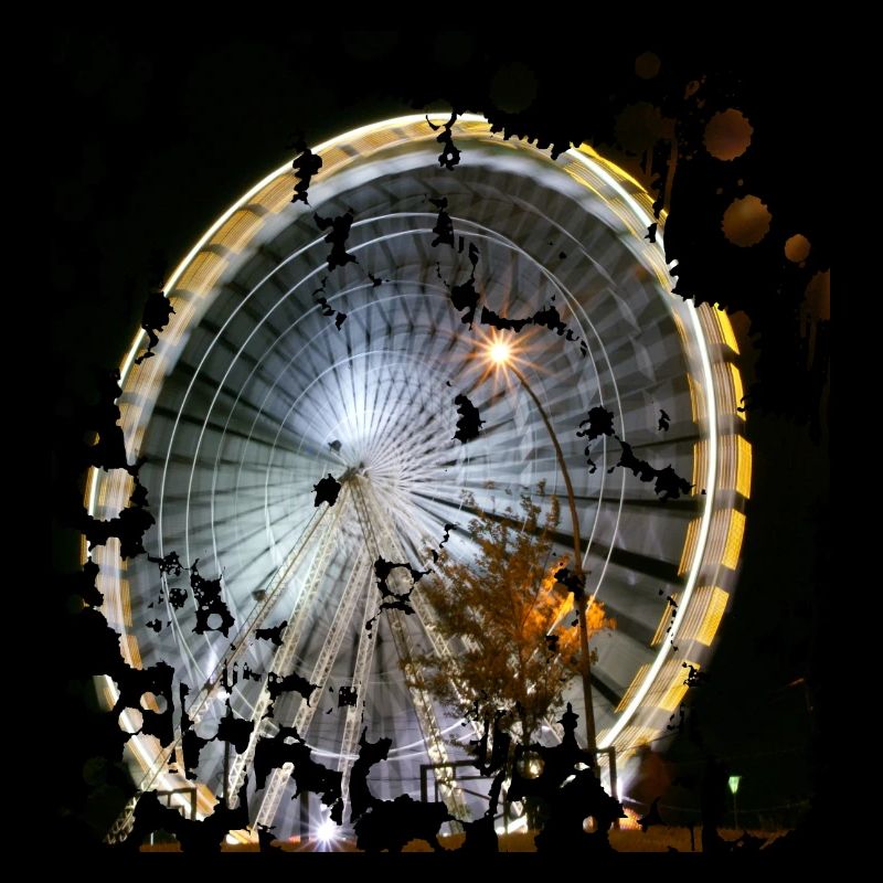 Auf der Kirmes ist das Riesenrad ein highlight