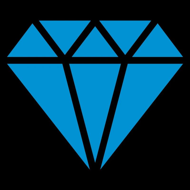 Diamond symbol, triangle, cubic, abstract, ever