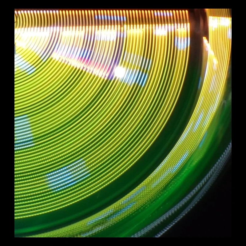 Effet abstrait de lumière - manège par attraction