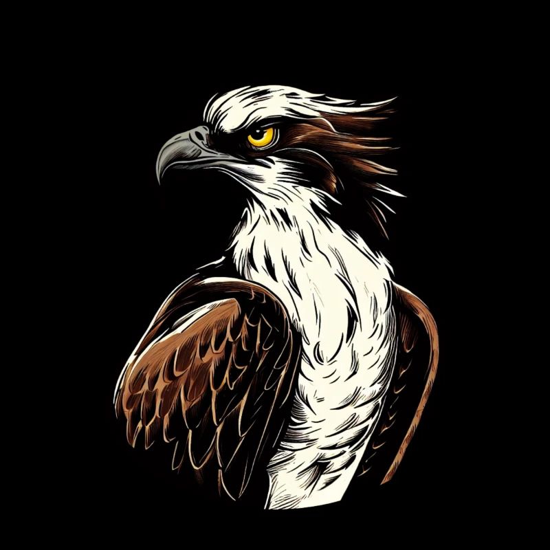 Fischadler Greifvogel Vogel