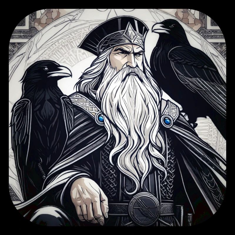 Wikinger Odin mit Raben II