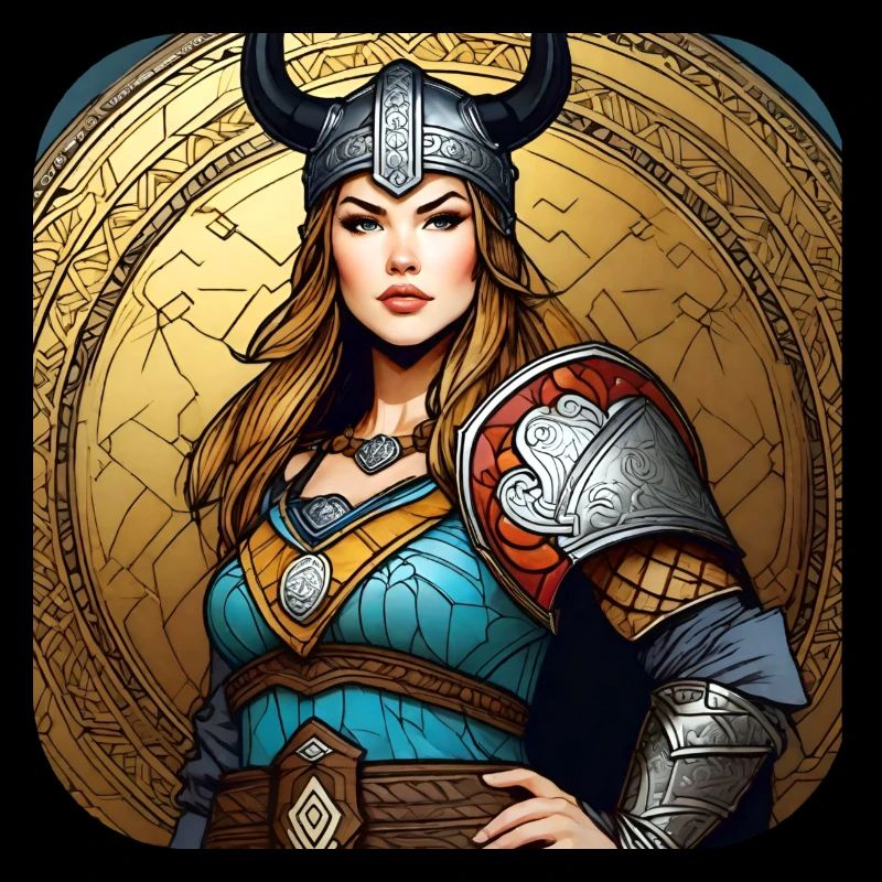 Proud Viking Germanin Shieldmaiden
