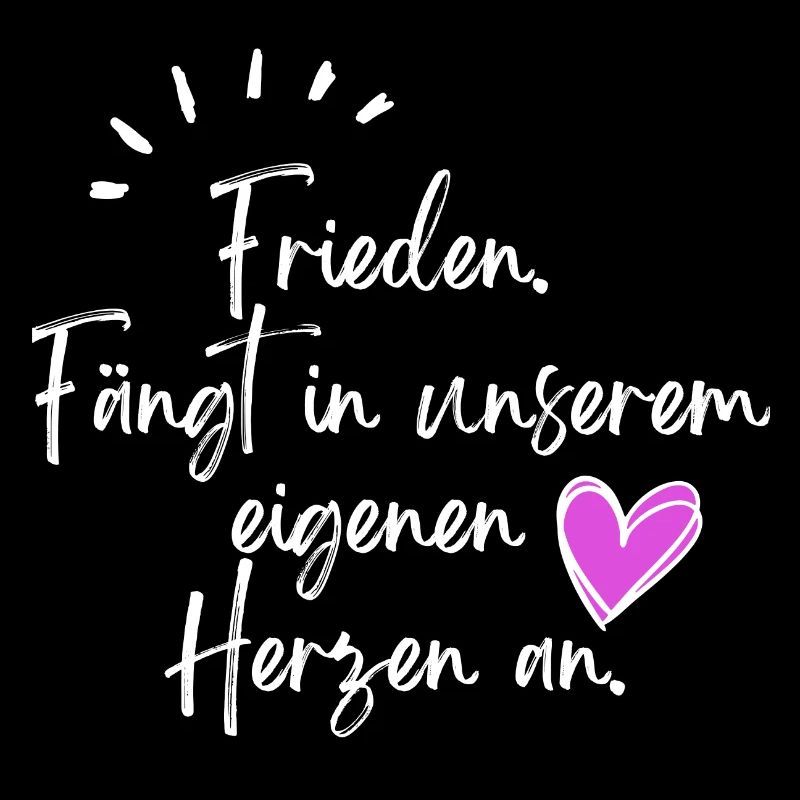 Frieden fängt in unserem eigenen Herzen an