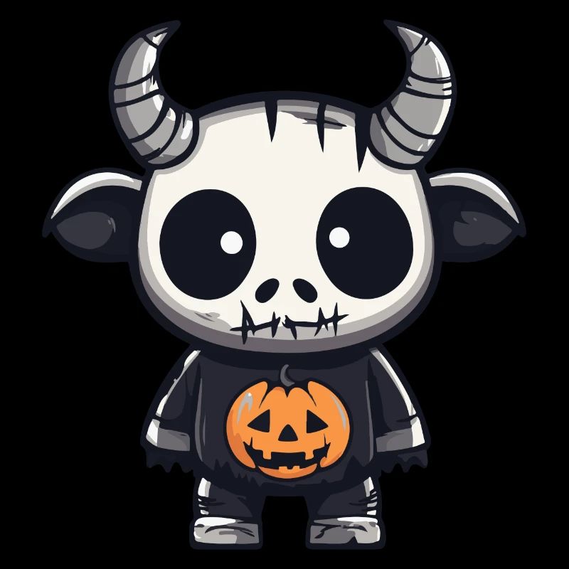 Bull Halloween Zombie