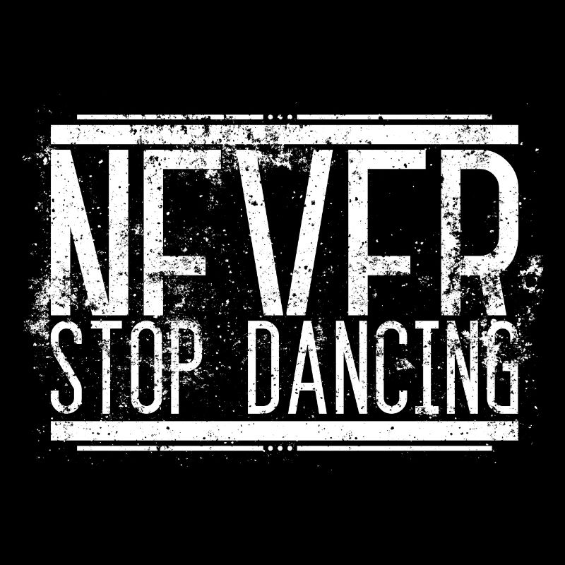 Never Stop danse Old White 001 modèles ronds