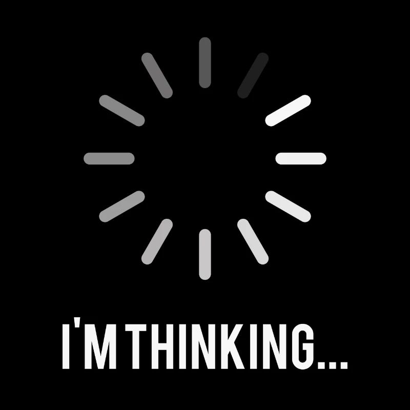 Thinking please patience nerd gift