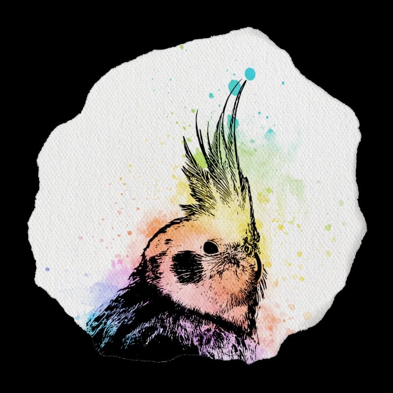 Aquarelle de calopsitte