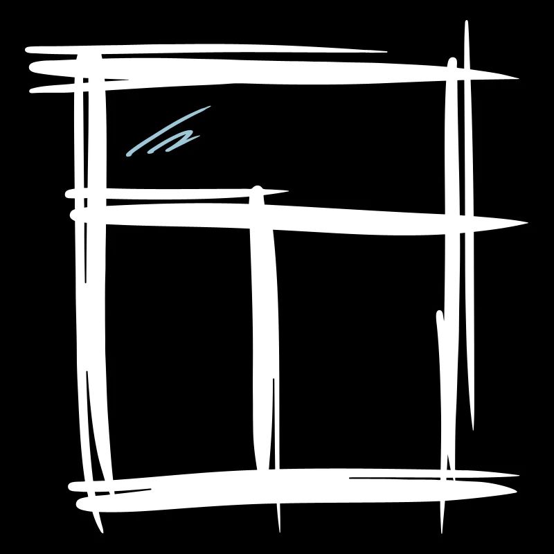 Window, hand-drawn, pencil drawing